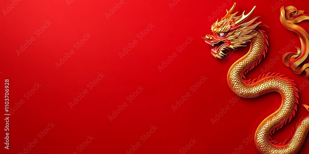 2025 Chinese New Year firework gold concept. A vibrant golden dragon against a rich red background, symbolizing power and prosperity in Asian culture. 2025 Chinese New Year firework gold concept. A vibrant golden dragon against a rich red background, symbolizing power and prosperity in Asian culture.
