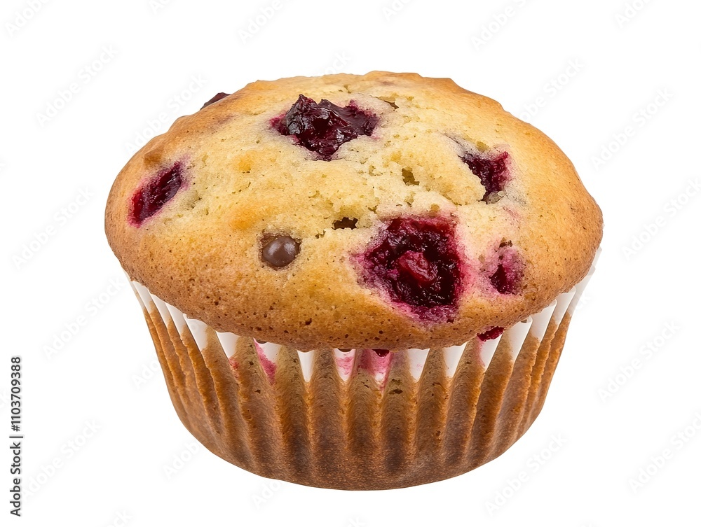 Raspberry Muffin. Pastry Berry Treat Baked Goods dessert, Homemade Sugar Food Raspberry Muffin. Pastry Berry Treat Baked Goods dessert, Homemade Sugar Food