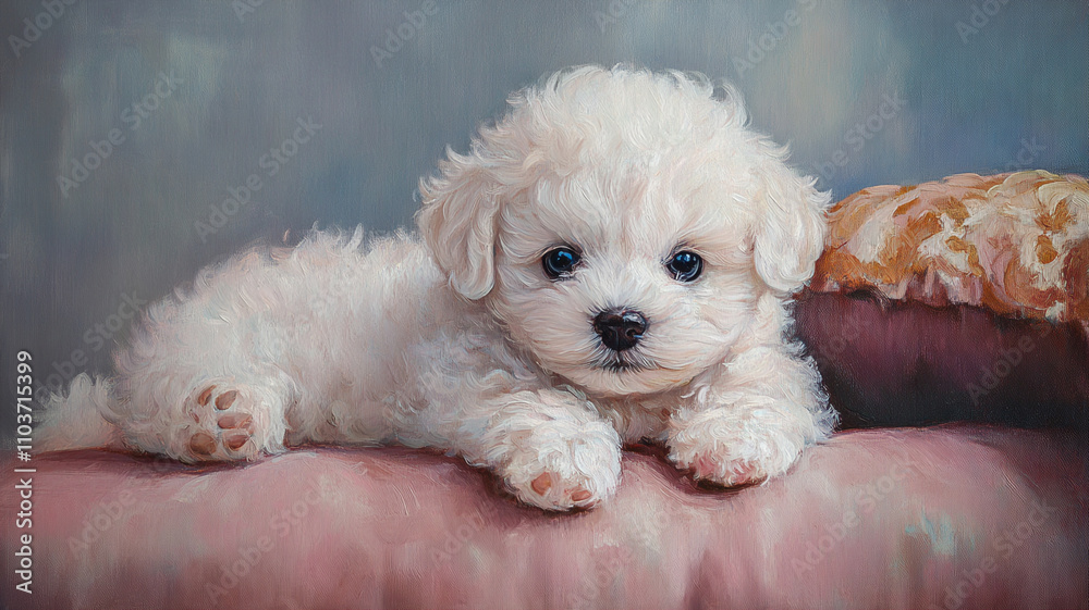 Fototapeta premium dog generated by AI technology