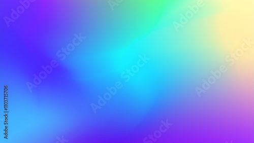 abstract background with gradient colors of purple  blue  green  yellow and violet