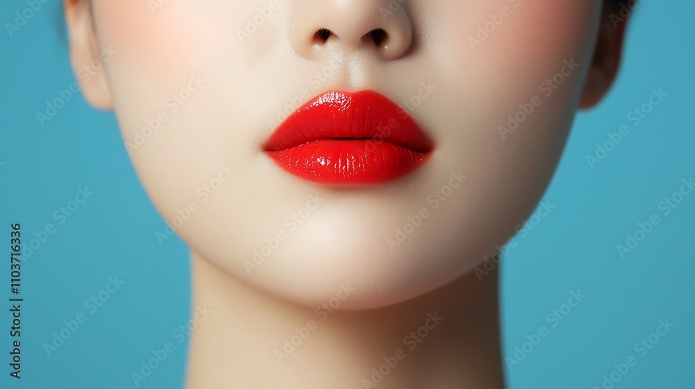 A vibrant Thai woman with smooth, glowing skin takes center stage on a billboard, with a muted Korean woman in the background, designed for skincare branding A vibrant Thai woman with smooth, glowing skin takes center stage on a billboard, with a muted Korean woman in the background, designed for skincare branding