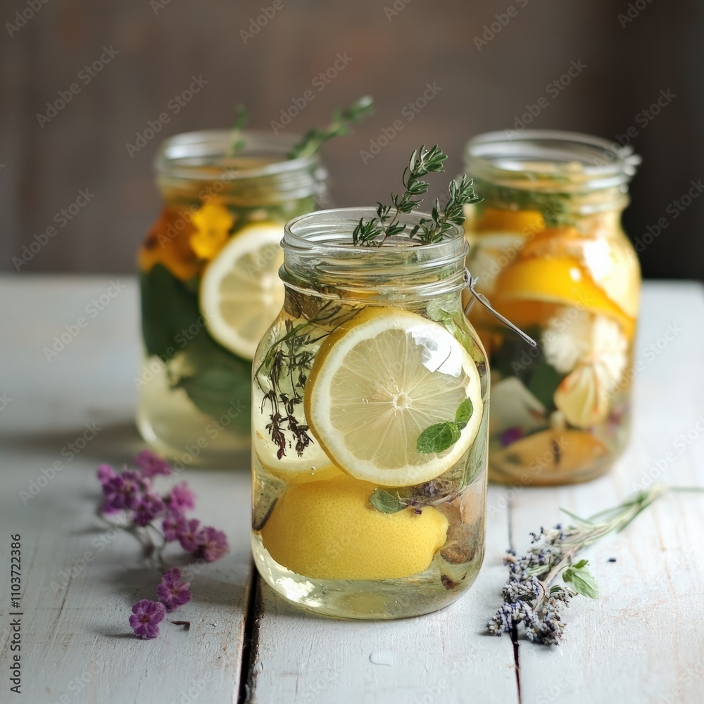 Here are some inspiring ideas for lemon and herbal infusions Here are some inspiring ideas for lemon and herbal infusions