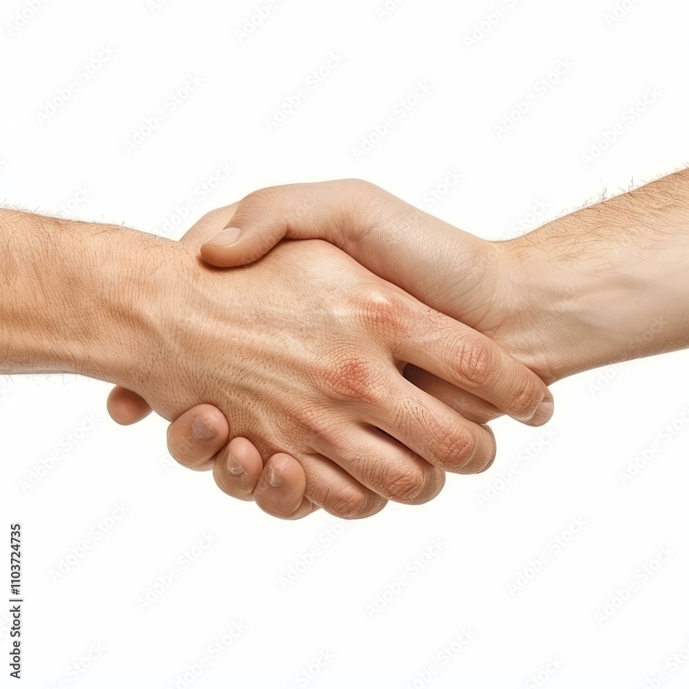 Two businessman shaking hands making a deal Two businessman shaking hands making a deal