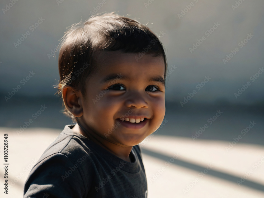 A baby radiating pure innocence and love. A baby radiating pure innocence and love.