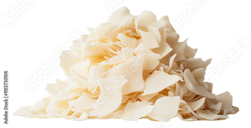 PNG Pile of dried garlic flakes