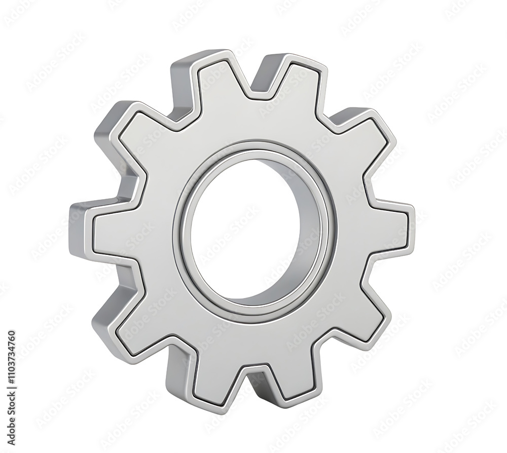 setting gear icon isolated on transparent background setting gear icon isolated on transparent background