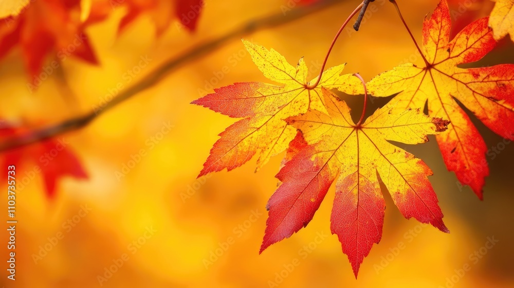 Autumn brings a vibrant display of colourful yellow and red leaves, creating a stunning nature background. This photo captures the essence of autumn with bright foliage. Autumn brings a vibrant display of colourful yellow and red leaves, creating a stunning nature background. This photo captures the essence of autumn with bright foliage.