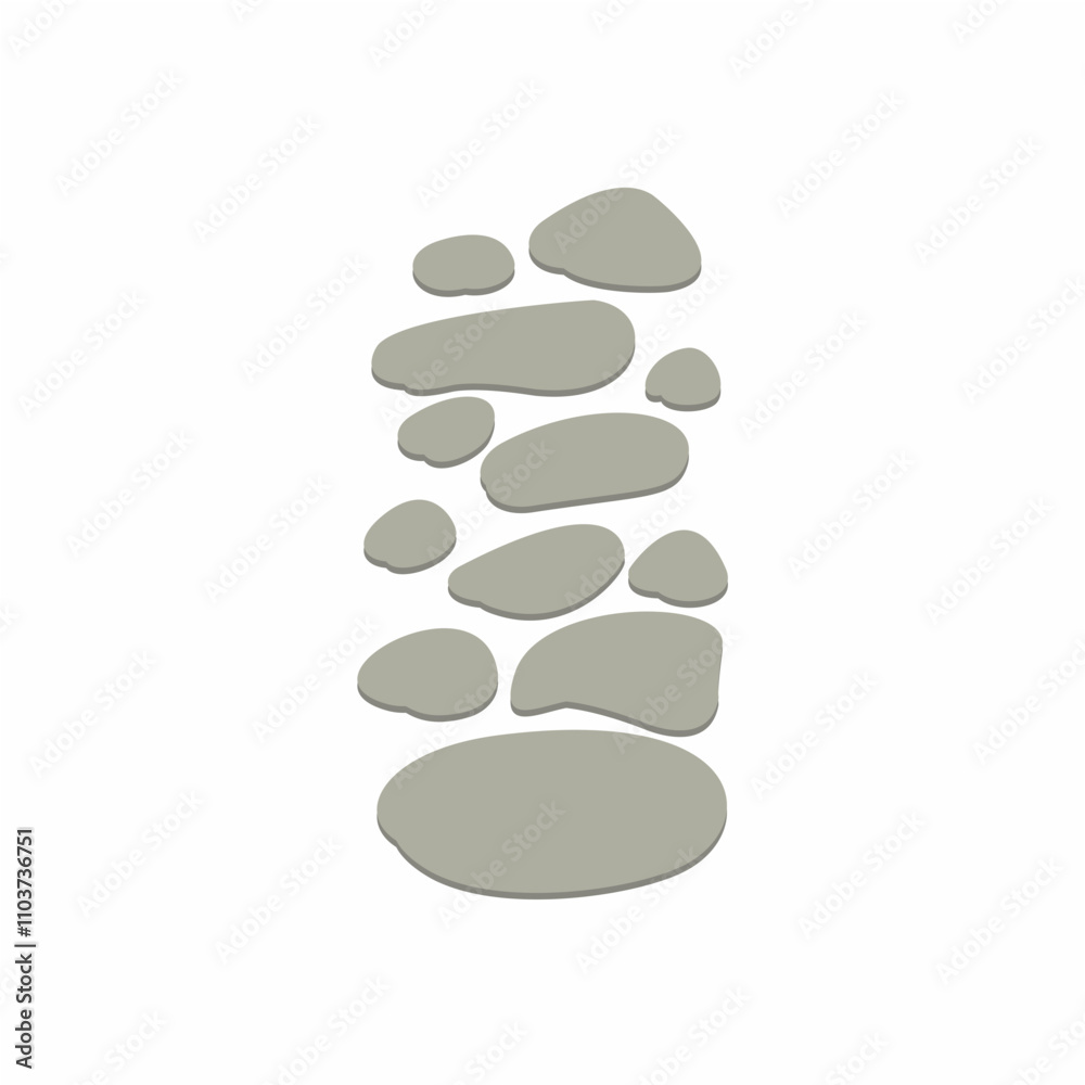 Stone Path Texture Illustration Stone Path Texture Illustration