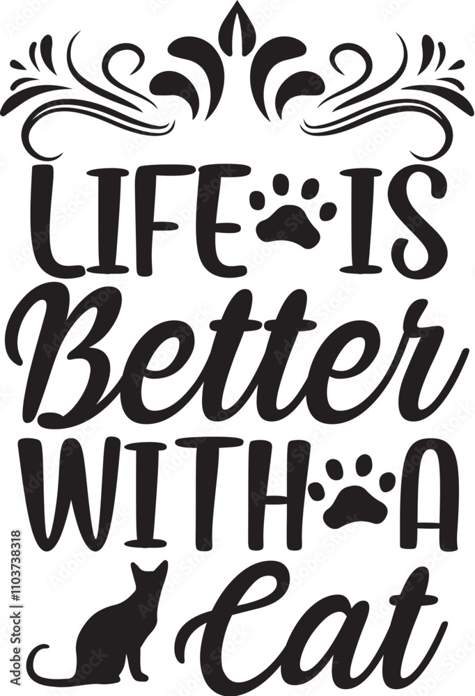 Cat SVG Design Cat SVG Design