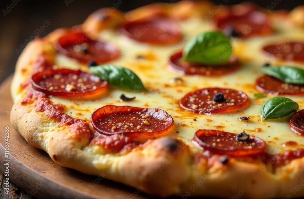pizza with salami pizza with salami