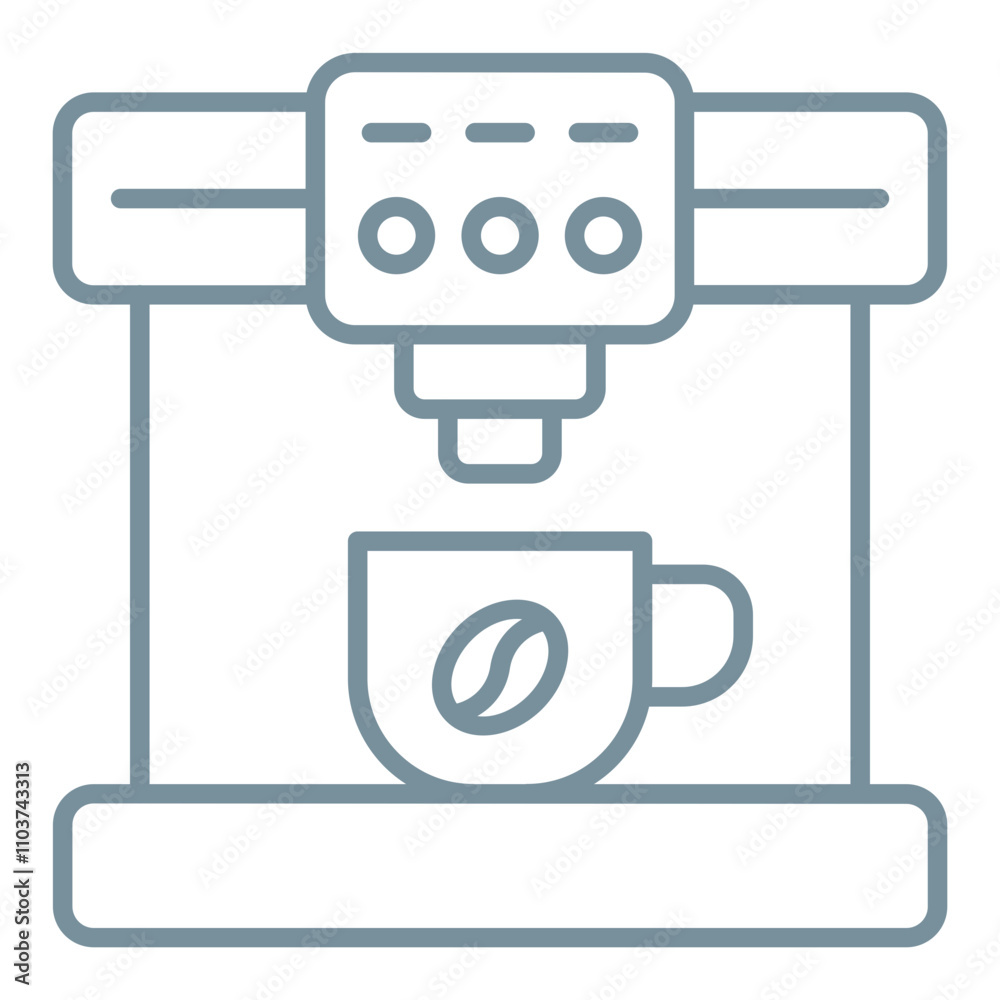 Fototapeta premium Coffee maker Icon