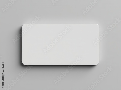 Contact information icon on business card with grey background, shapes, patterns