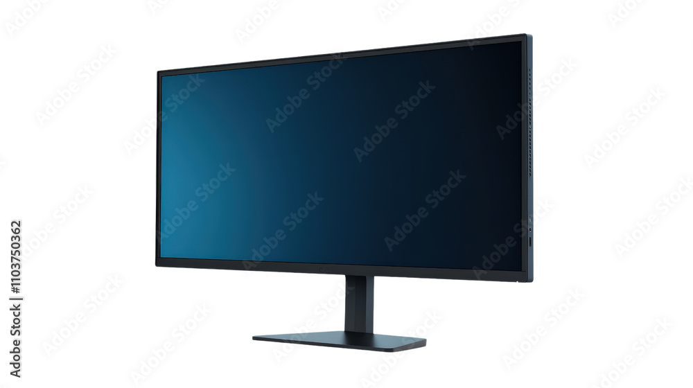 Modern monitor with sleek design and vibrant display Modern monitor with sleek design and vibrant display