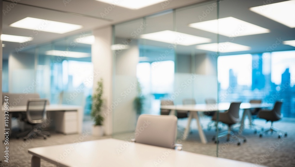 Blurred modern office space,met room and open workstations that convey professionalism and tranquility. Blurred modern office space,met room and open workstations that convey professionalism and tranquility.
