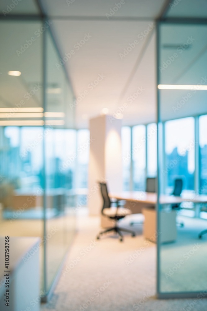 Blurred modern office space,met room and open workstations that convey professionalism and tranquility. Blurred modern office space,met room and open workstations that convey professionalism and tranquility.