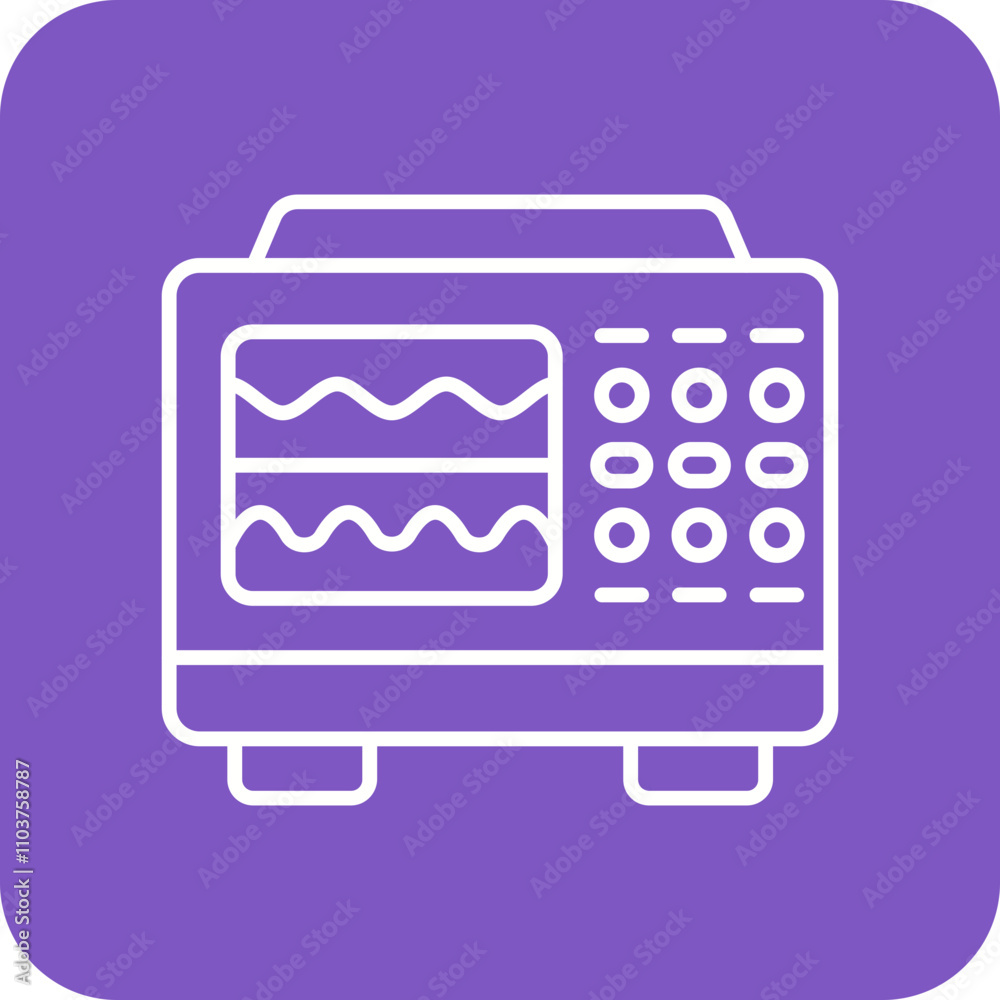 Oscilloscope Icon Oscilloscope Icon