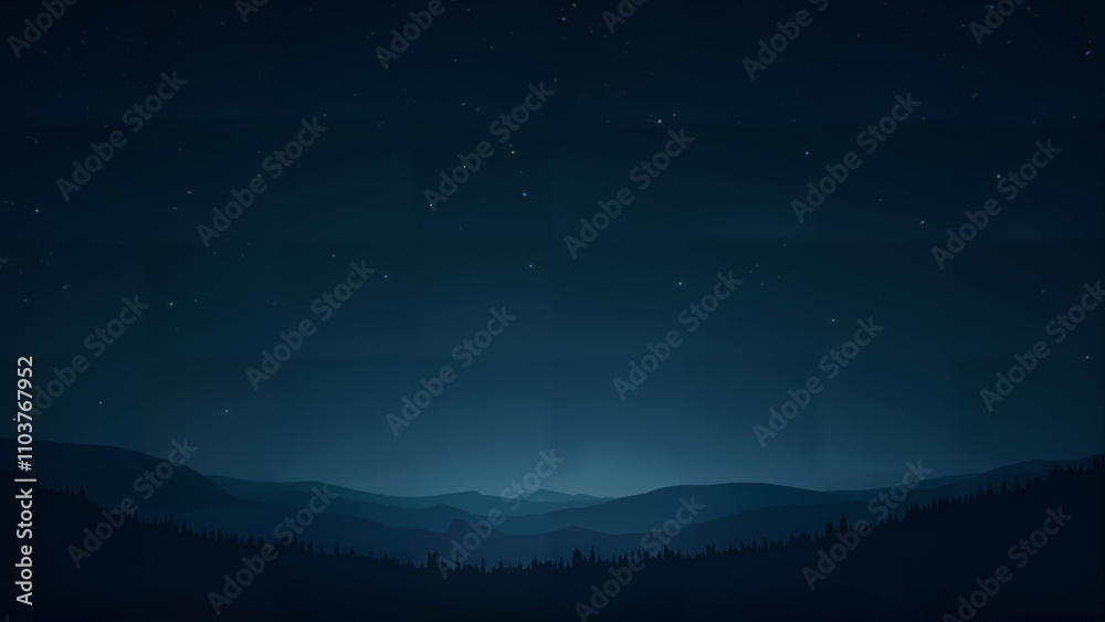 Fototapeta premium Starry Night Sky