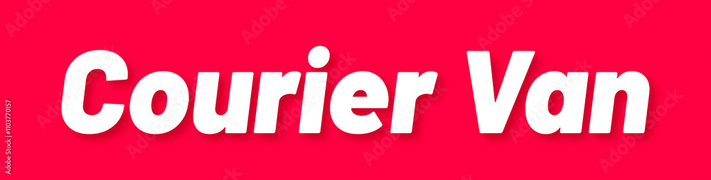 Courier Van Stamp, Red Background with Courier Van Word Rubber Stamp Banner Courier Van Stamp, Red Background with Courier Van Word Rubber Stamp Banner