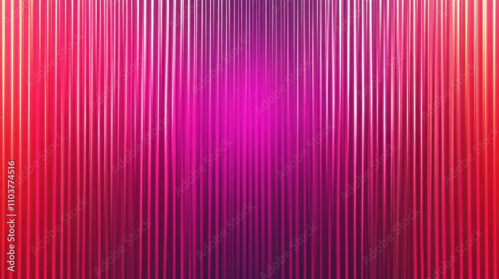 Vibrant Pink and Red Gradient Striped Background