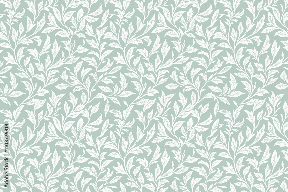Toile pattern tapestry. Arts and crafts. Monochrome botanical pattern background. Created with Generative AI technology Toile pattern tapestry. Arts and crafts. Monochrome botanical pattern background. Created with Generative AI technology