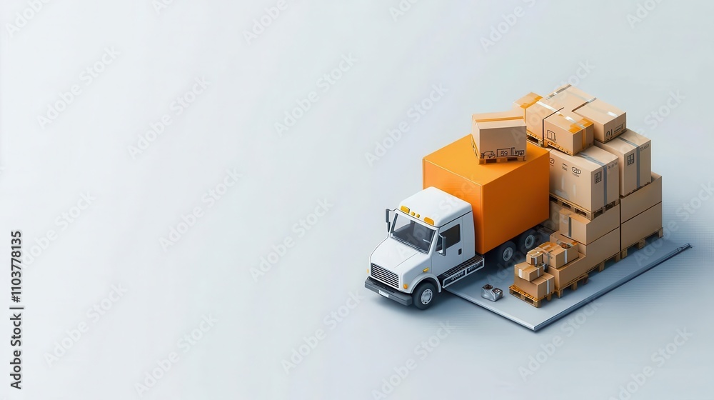 AIdriven logistics software optimizing food warehouse operations for faster stock turnover, AI logistics optimization, Efficient, smart, automated