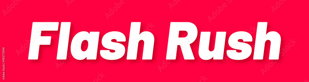 Flash Rush Stamp, Red Background with Flash Rush Word Rubber Stamp Banner Flash Rush Stamp, Red Background with Flash Rush Word Rubber Stamp Banner