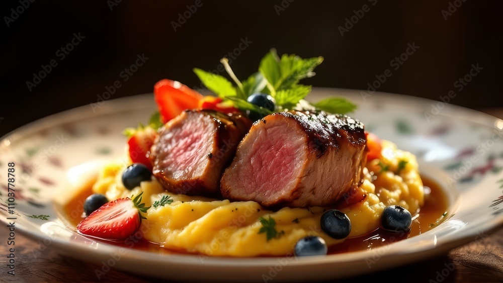 Exceptional duck breast, expertly prepared. Exceptional duck breast, expertly prepared.