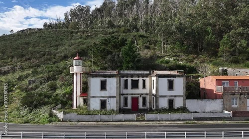 Faro de Rebordiño en Muros Galicia