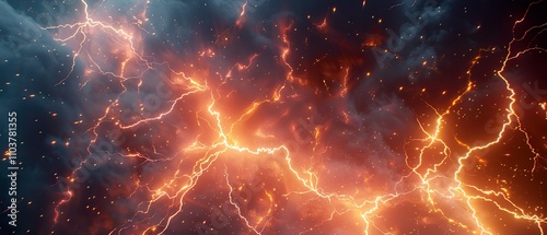 High Impact Thunderbolt: Transparent PNG for Dramatic Visual Effects