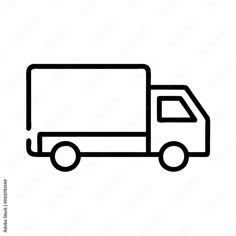 Good icon delivery truck for shipping services Good icon delivery truck for shipping services