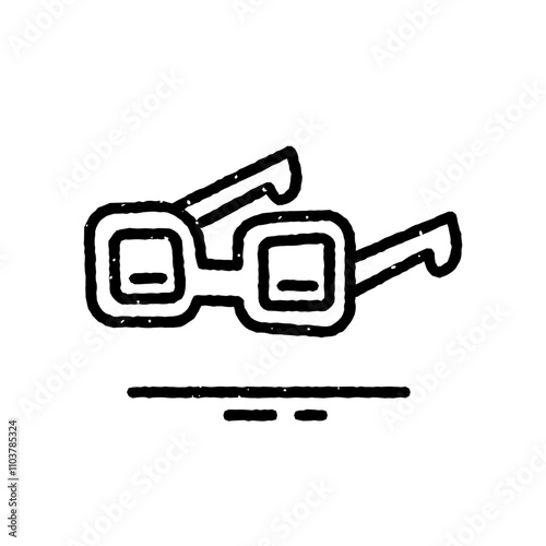 Fancy Eyeglasses Outline Icon