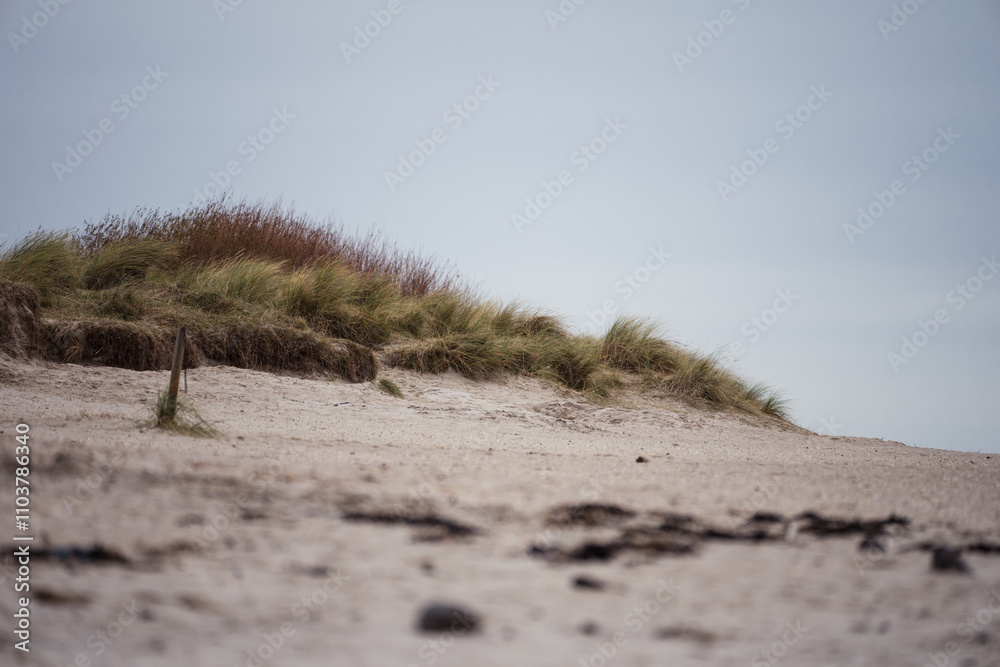 Naturstrand in Schillig, Wangerland, November 2024