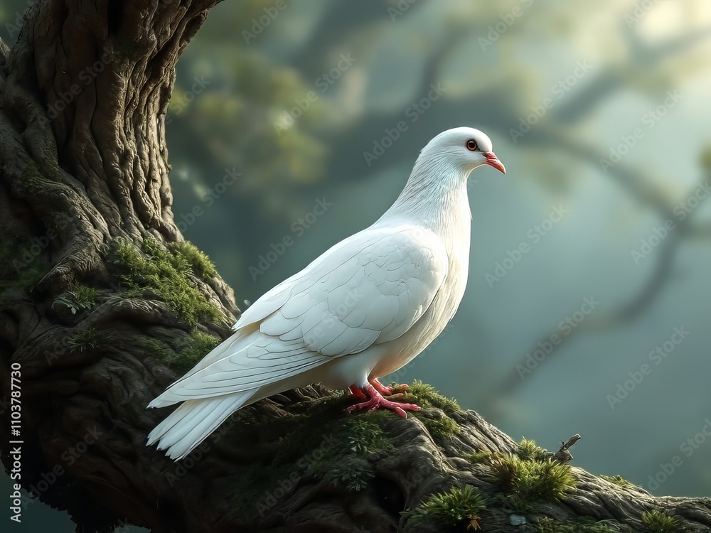 Elegant dove logo, branches embrace, room for your brand. Elegant dove logo, branches embrace, room for your brand.