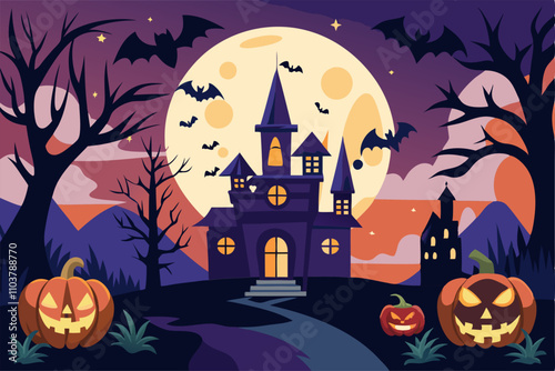 Spooky Halloween backgrounds perfect for graphic design projects.