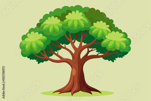 High-quality tree vector art for design projects.