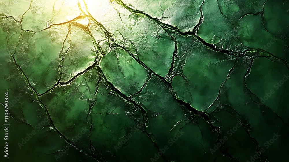 Cracked surface Cracked surface