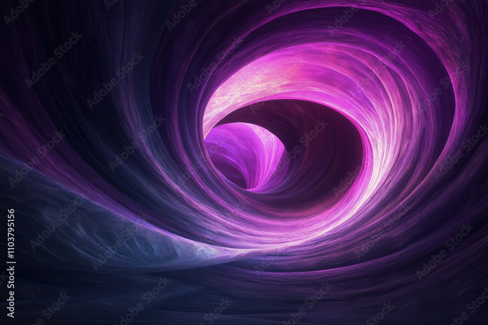 Obraz premium Abstract background with lilac color trails of elliptical shape