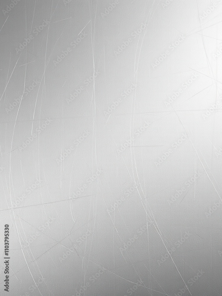 Close-up of silver metallic surface with subtle scratches and wear marks, modern, surface, wear Close-up of silver metallic surface with subtle scratches and wear marks, modern, surface, wear