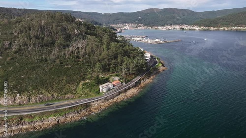 Faro de Rebordiño en Muros Galicia