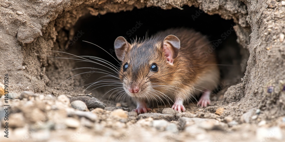 Brown rat emerging from its burrow, showcasing natural behavior. This brown rat is a fascinating example of wildlife adaptation, demonstrating its unique characteristics and habits. Brown rat emerging from its burrow, showcasing natural behavior. This brown rat is a fascinating example of wildlife adaptation, demonstrating its unique characteristics and habits.