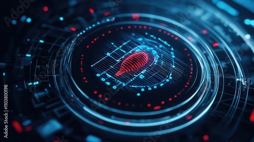 Wallpaper Mural Compact gene editing tool, futuristic blueprint design, 3D illustration Torontodigital.ca