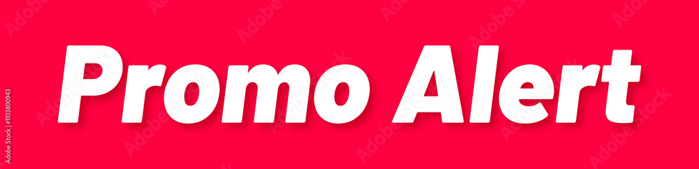 Promo Alert Stamp, Red Background with Promo Alert Word Rubber Stamp Banner Promo Alert Stamp, Red Background with Promo Alert Word Rubber Stamp Banner