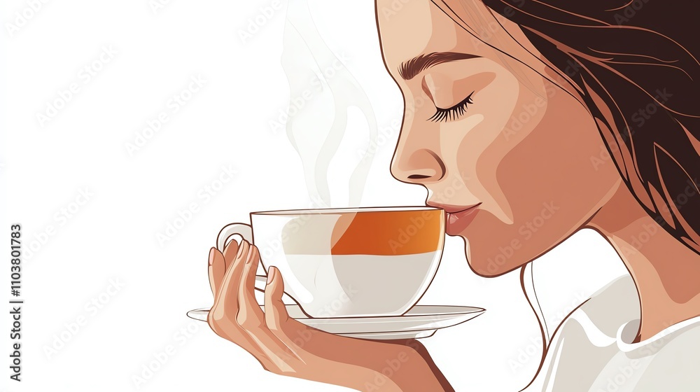 a 2D cartoon illustration of a person drinking a green smoothie, healthy and refreshing, white background--ar 16:9 a 2D cartoon illustration of a person drinking a green smoothie, healthy and refreshing, white background--ar 16:9