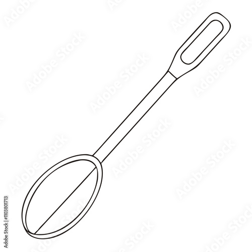 Good icon of a slotted spoon.
