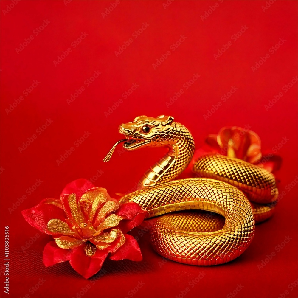 a poster for chinese new year with a snake on it a poster for chinese new year with a snake on it