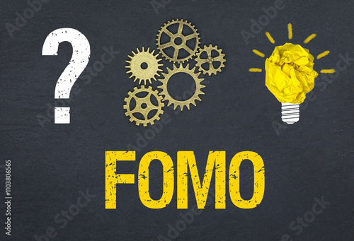 FOMO - Fear Of Missing Out	 photo