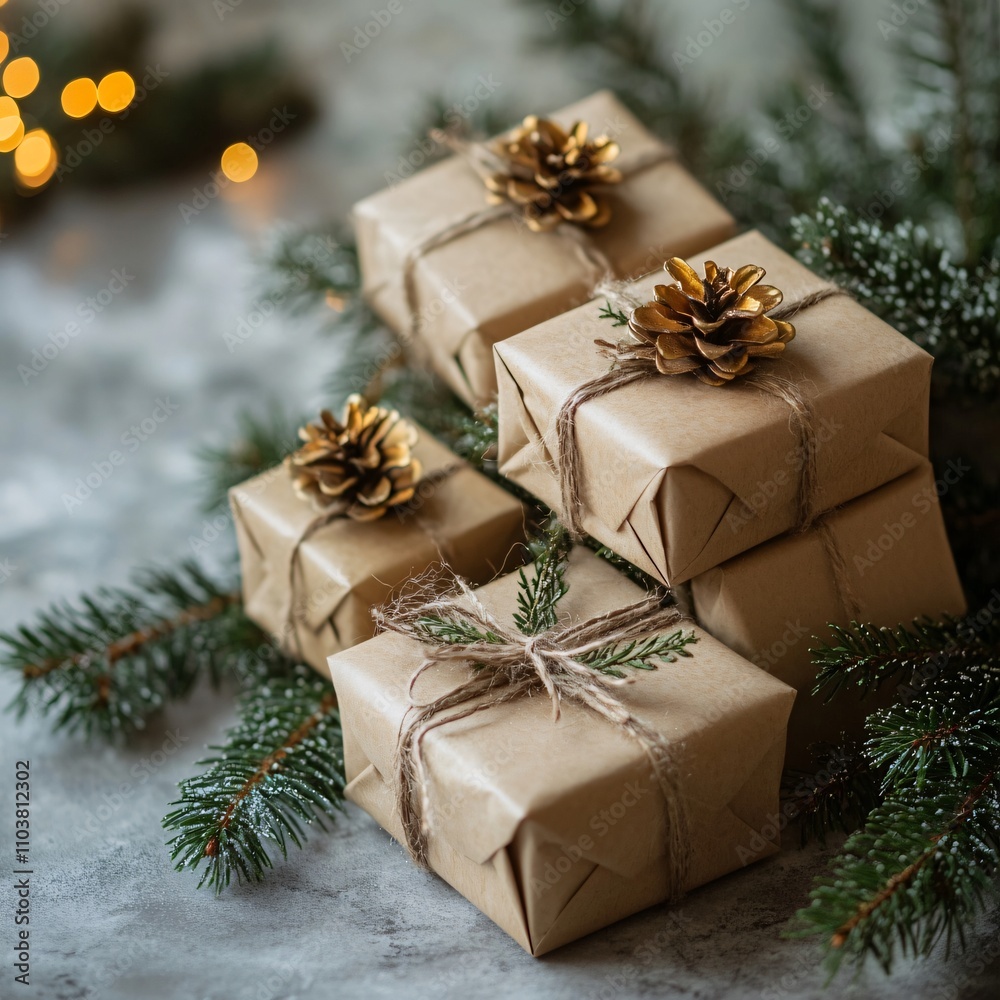 Stylish Christmas gift boxes Stylish Christmas gift boxes