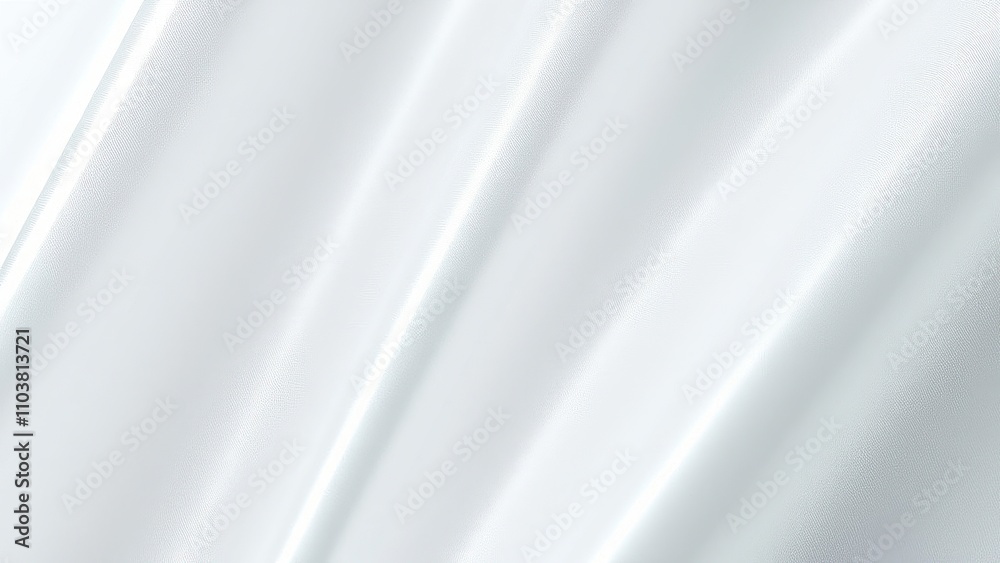 Close-up of white fabric with a subtle metallic sheen and shiny finish, shiny finish, metallic sheen, high-end quality Close-up of white fabric with a subtle metallic sheen and shiny finish, shiny finish, metallic sheen, high-end quality