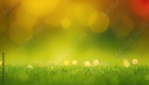 red green Light Bokeh Background,green yellow and red color glitter sparkle background. Space for your text. Flat lay.13