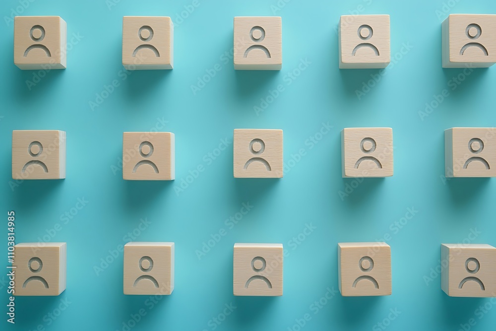 Community Profile Icons Light Blue Order Arrangement Community Profile Icons Light Blue Order Arrangement